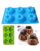 Силиконова форма за понички 6 гнезда